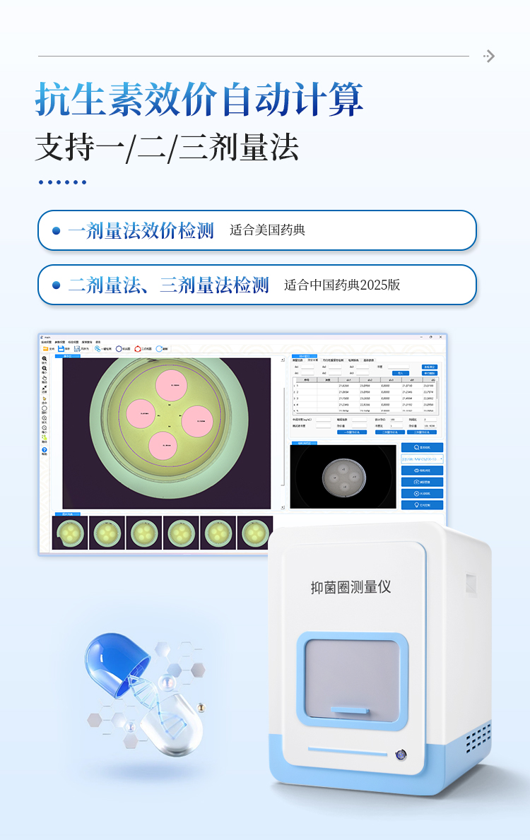 菌落计数及抑菌圈测量仪
